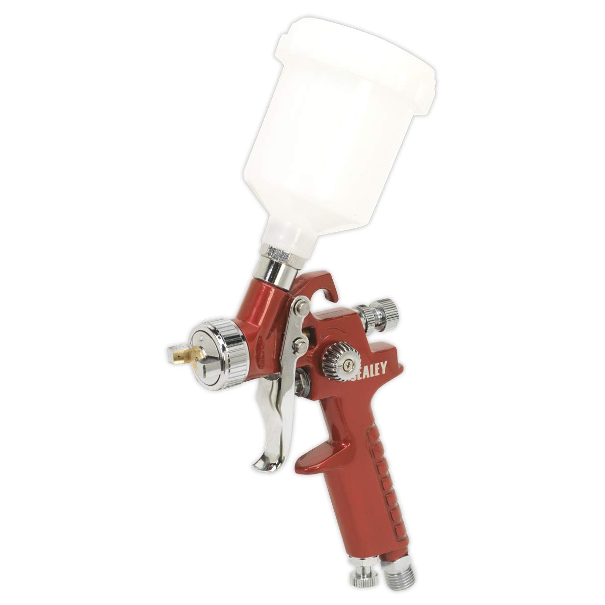 Sealey HVLP731 Gravity Feed Touch-Up Spray Gun 0.8mm Set-Up