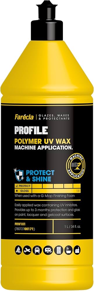 Farecla Profile Polymer UV Wax Machine Application PRW101 - 1L - Marine