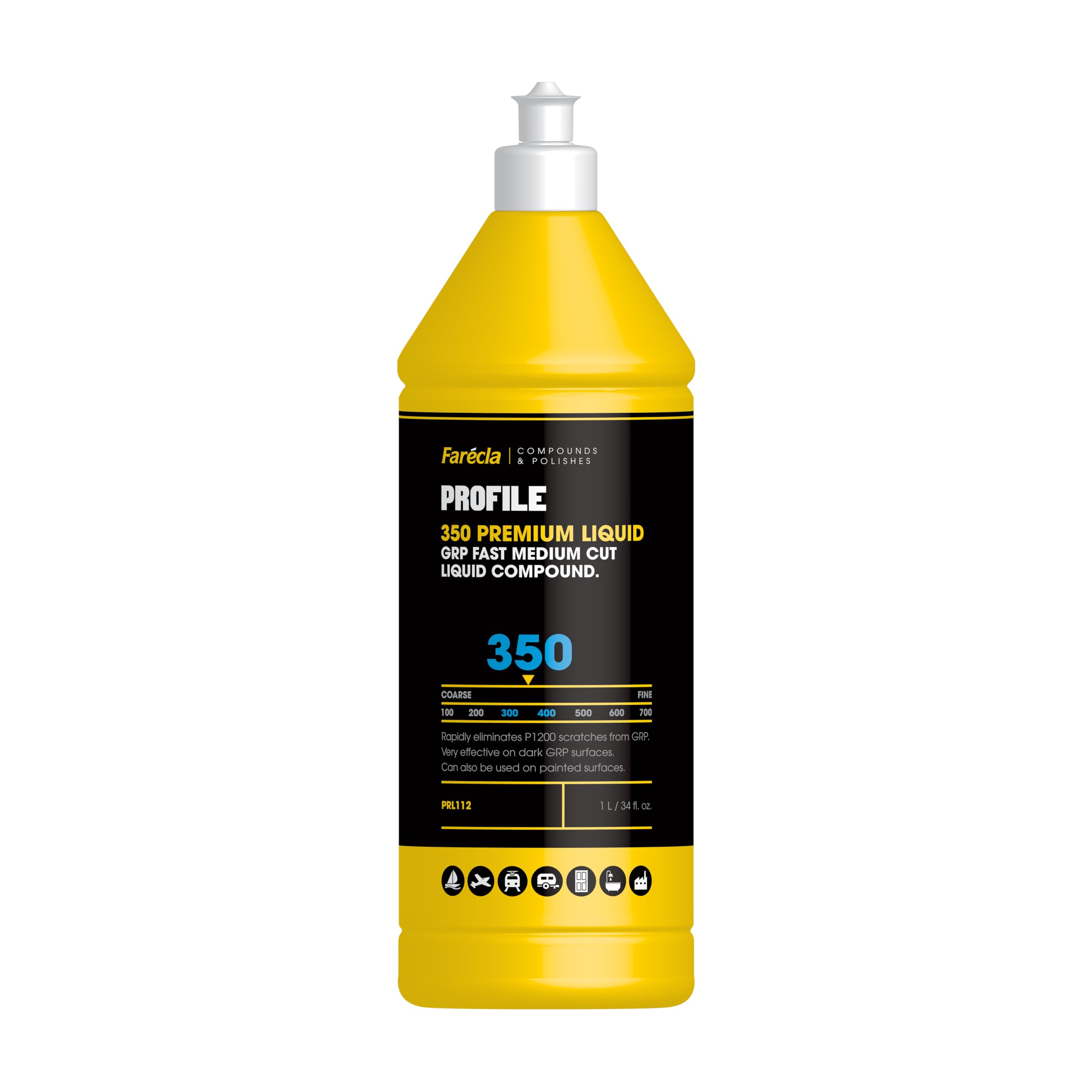 Farecla Profile Premium Liquid Compound 1L – PRL112 Marine / Boat Builder