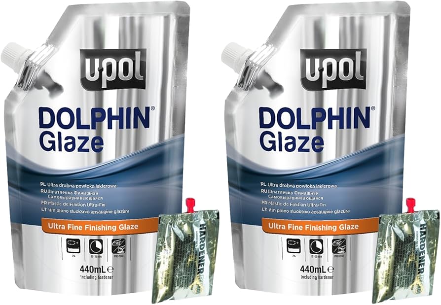 10x UPOL Dolphin Glaze 440ml