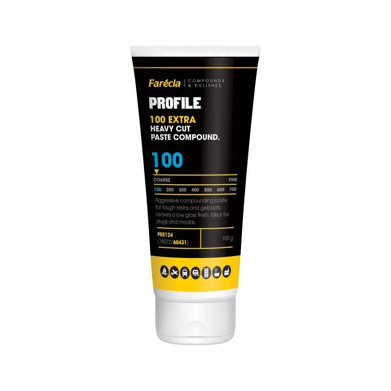 Farecla PROFILE 100 Extra Heavy Cut PRE124 100g