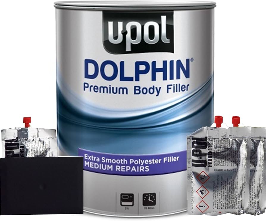 Upol Dolphin Premium Medium Repairs Polyester Filler 3L