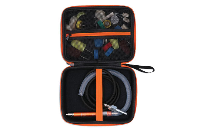 Power-TEC 92559 Pneumatic Detail Polishing Tool Kit