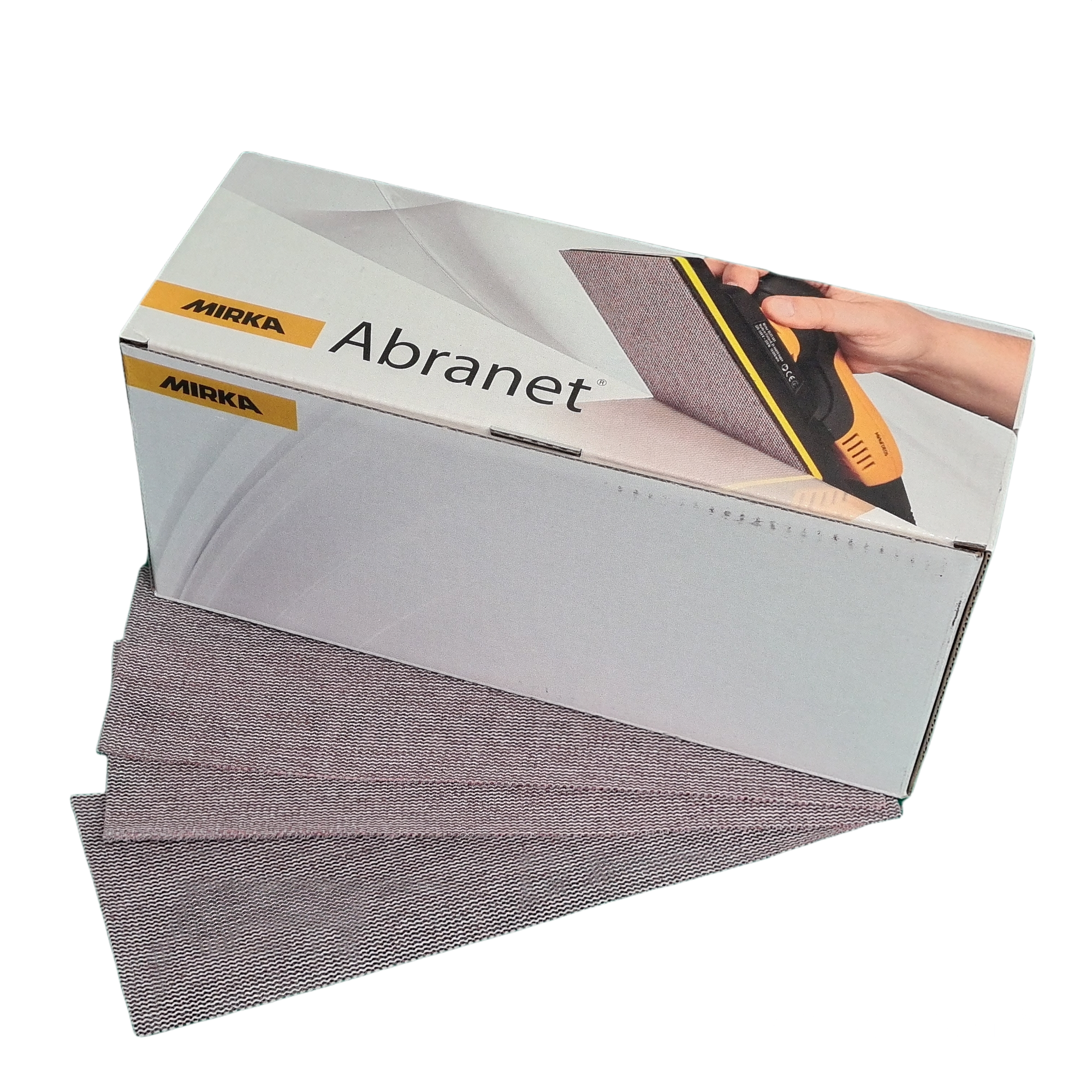 Mirka Abranet Sanding Strips 70x198 Box of 50 - Various Grits