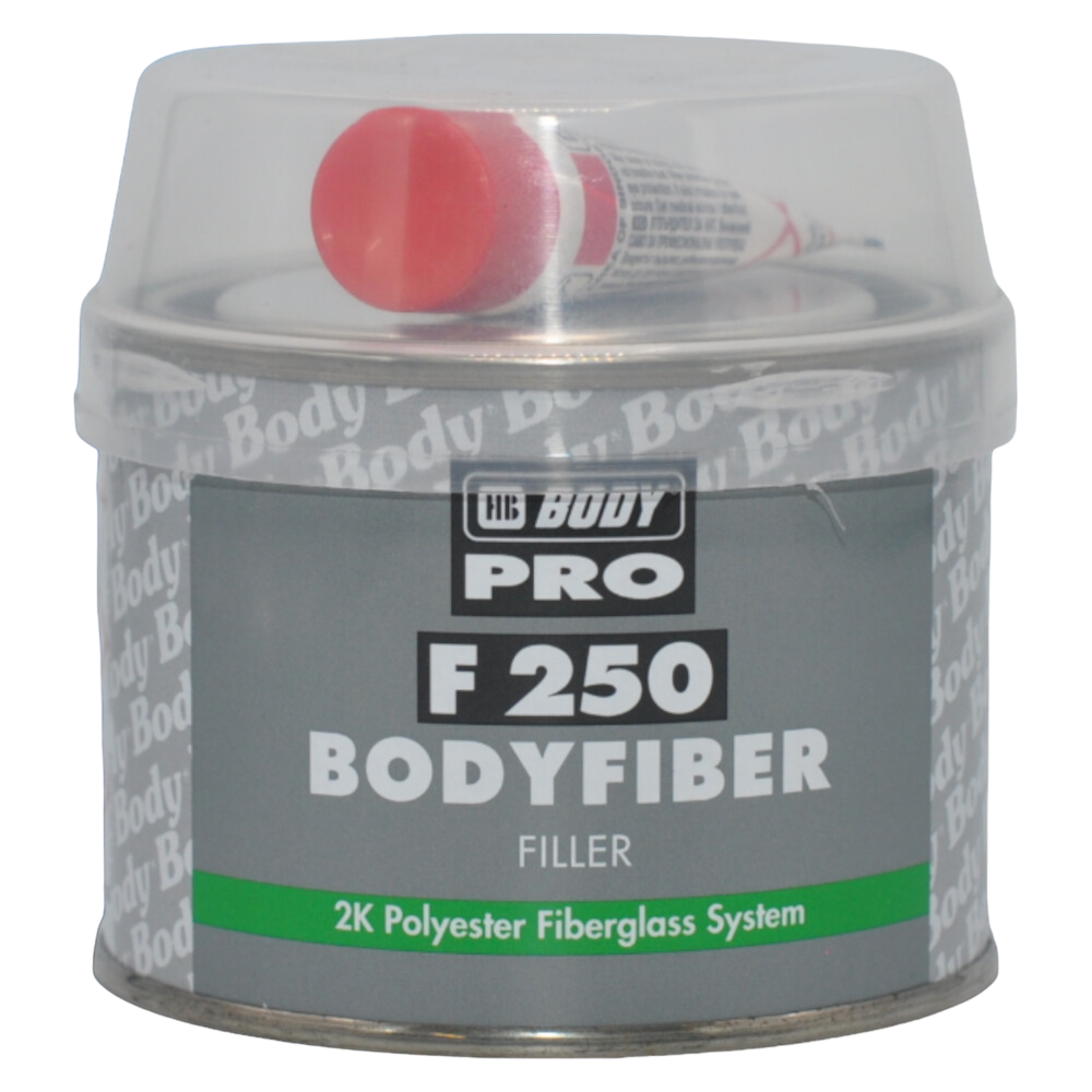 HB Body F250 BodyFiber Fiberglass 2K Polyester Filler