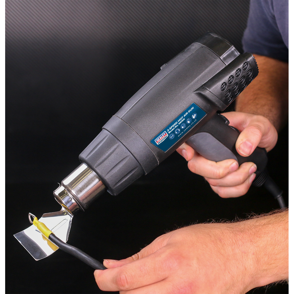 Sealey HS100 Premier 1800W 3-Speed Heat Gun 50/420/650ºC