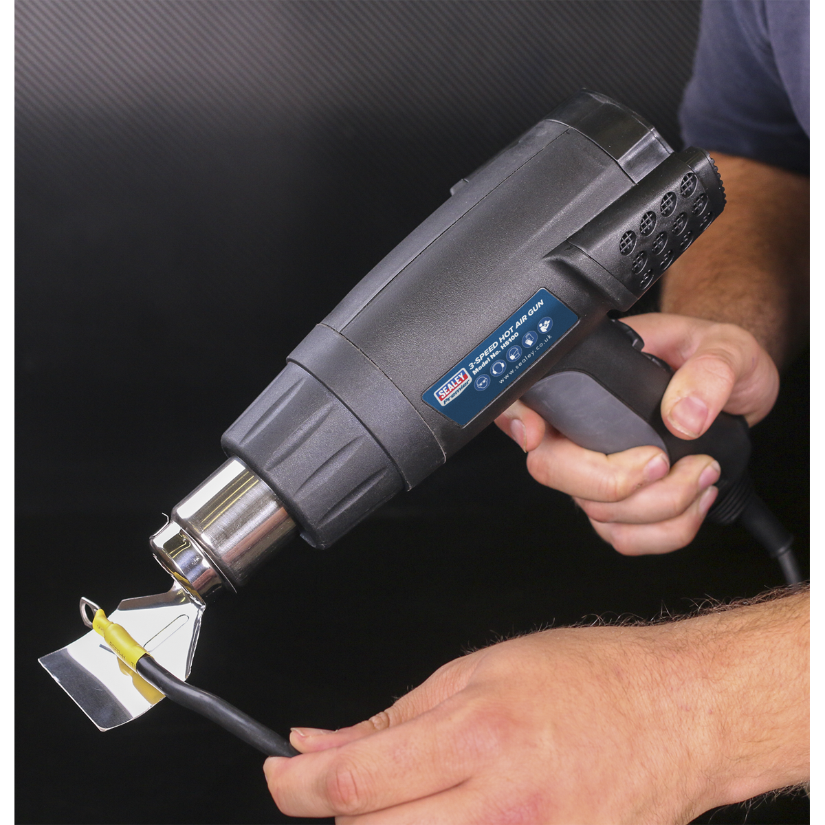 Sealey HS100 Premier 1800W 3-Speed Heat Gun 50/420/650ºC