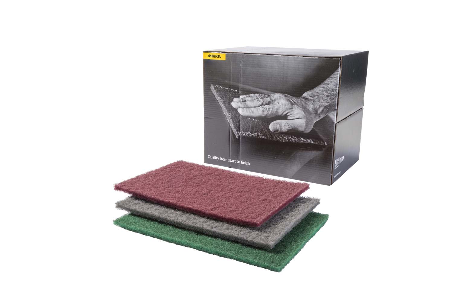 Mirka Mirlon Abrasive Scotch Pads - Box of 20 - Various Grits