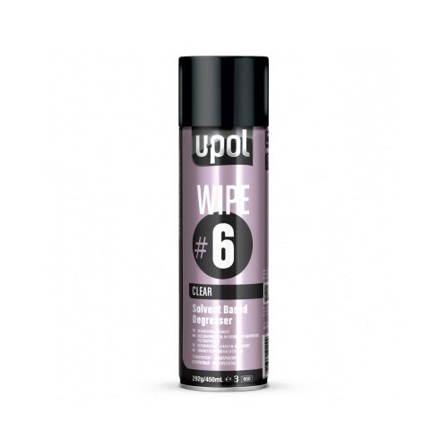 UPOL Wipe #6 Solvent Based Degreaser Aerosol 450ml
