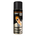 12x Azpro Aerosol Satin Black Acrylic Spray Paint 500ml