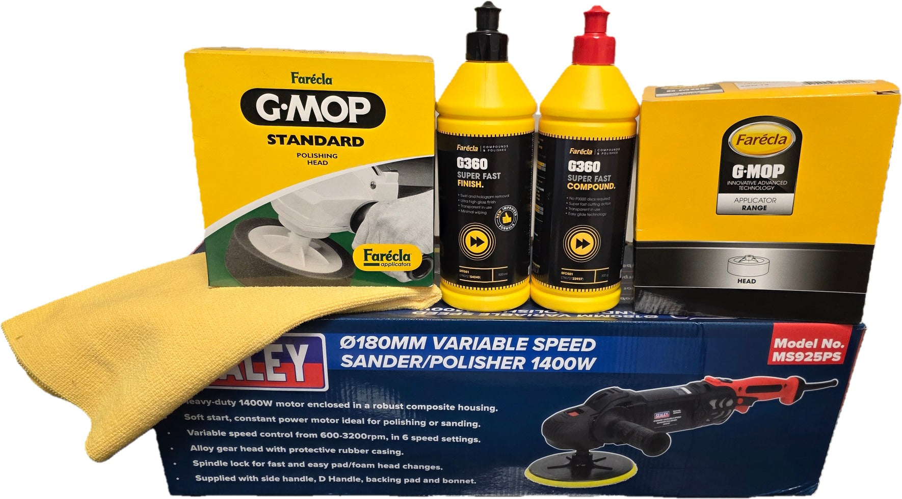 Farecla G360 & Sealey Polisher Bundle Deal