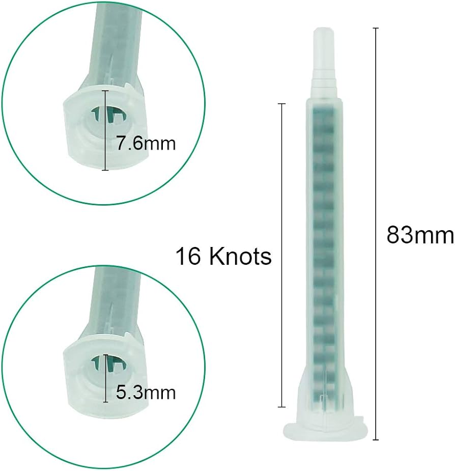 10x 2 Part Glue Mixer Nozzles Bumper Glue