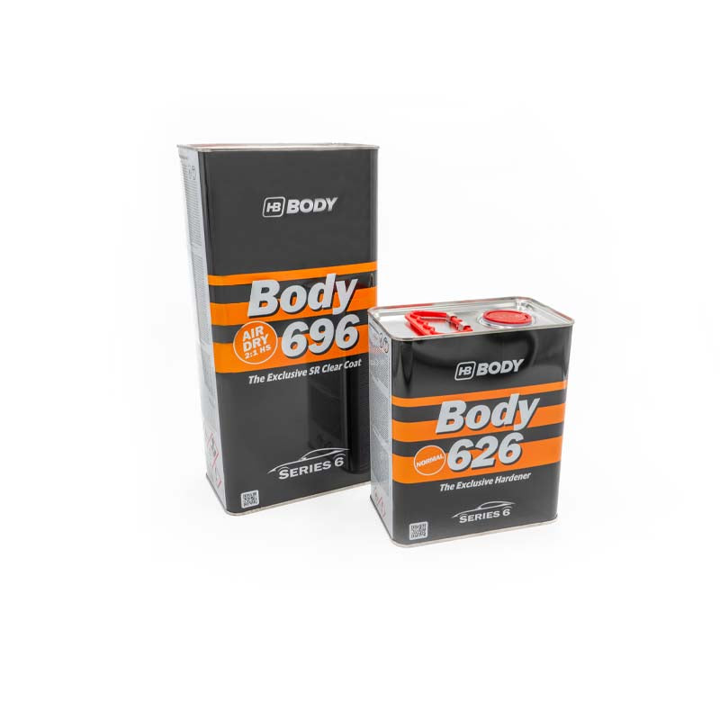 HB Body 696 Clearcoat Lacquer & Hardener Kit - Various Sizes