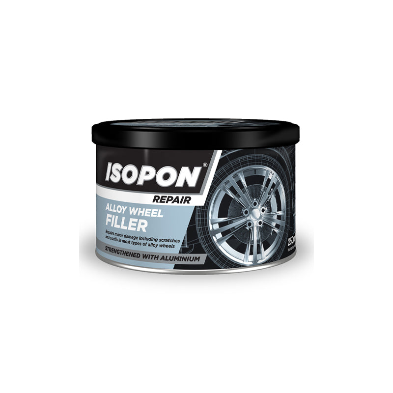 Isopon Alloy Wheel Repair Filler Strengthened with Real Aluminium 250ml