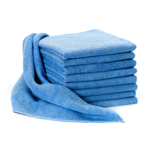Blue Mircofibre Cloths - 10pk