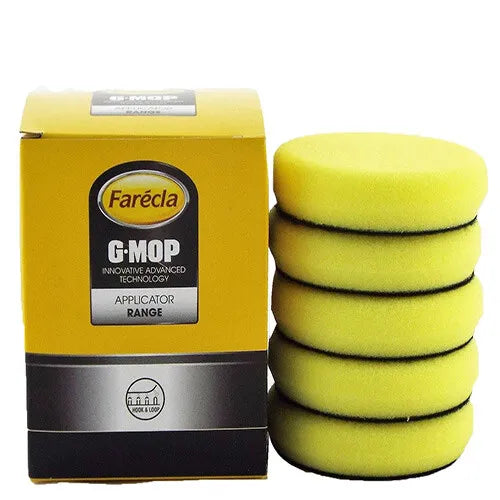 Farecla G Mop 3" 75mm Mop Head Hook & Loop - Box of 5