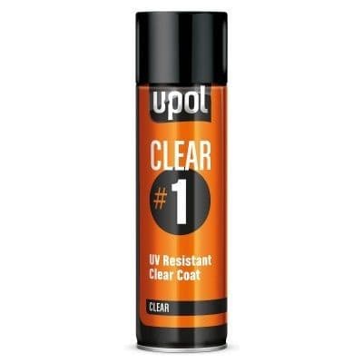 UPOL Clear #1 High Gloss Clearcoat Aerosol 450ml